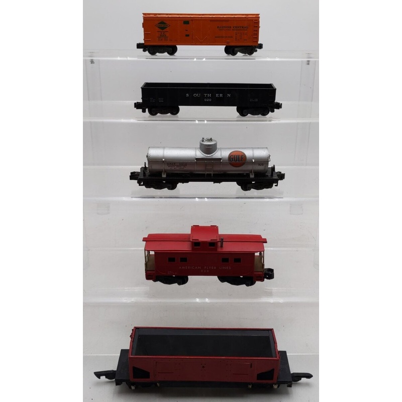 American Flyer S Gauge Assorted Vintage Freight Cars -716/925/923/938/920 [5] VG