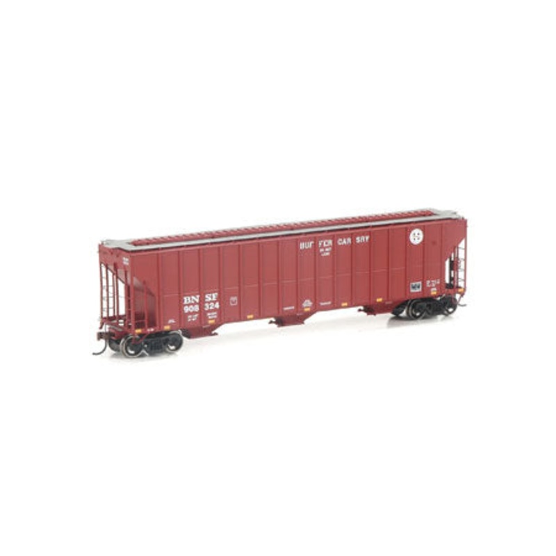 Athearn 81984 HO Burlington Northern Santa Fe/Buffer Car Covered Hopper #908324 NIB