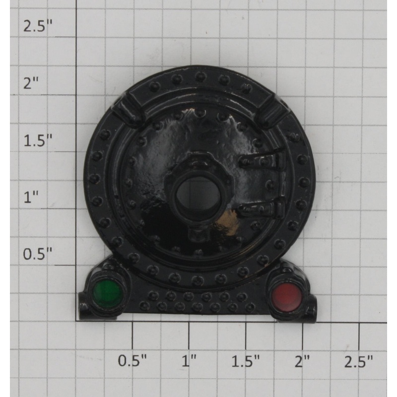 Lionel 260E-61 Black Boiler Front Flag Style without Center Lens