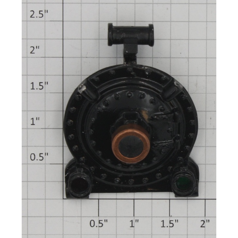 Lionel 261-2 Black Boiler Front with Flag Holders Complete – Repainted