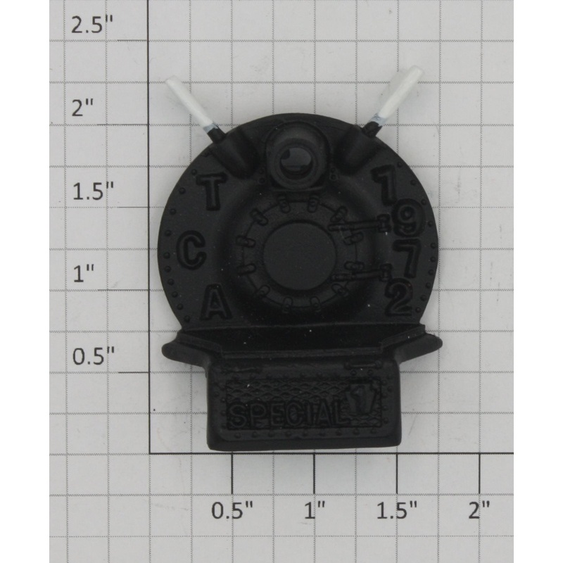 Lionel 671-196 TCA 1972 6-8-6 Turbine Locomotive Boiler Front in Box with Flags