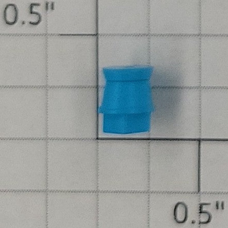 S-Helper 1493-02-03-XA-LB Assembled Light Blue Short Smoke Stack