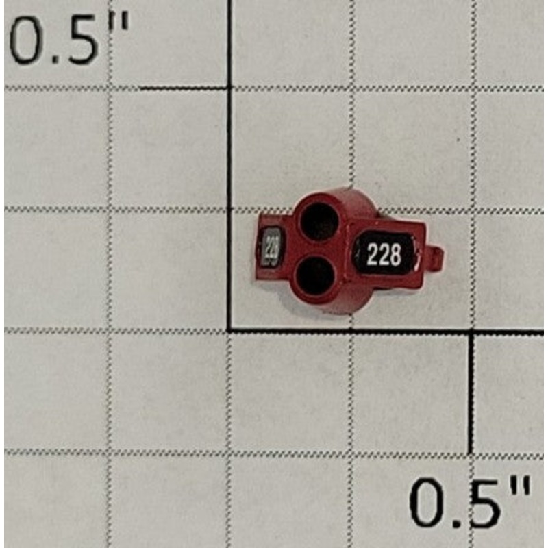 S-Helper 653-07-01 Switcher Red Double Headlight Housing #228