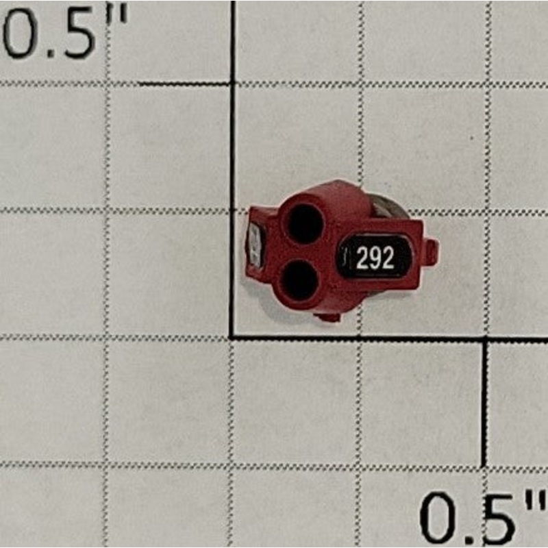 S-Helper 653-07-01 Switcher Red Double Headlight Housing #292