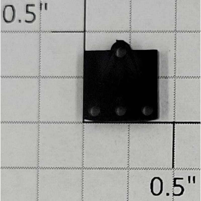 S-Helper 661-13-04-BK Black Plastic KD Pad