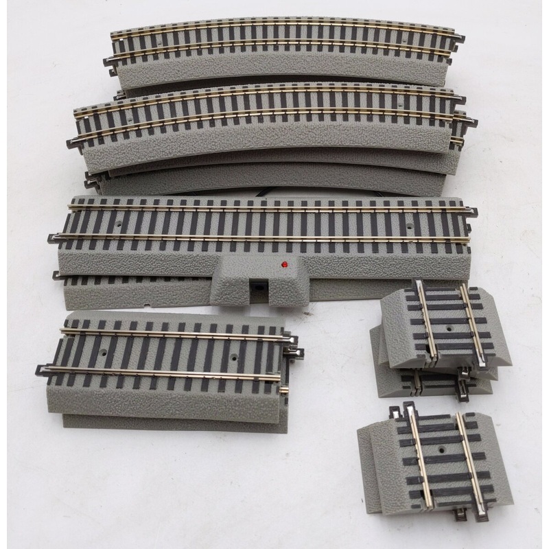 American Flyer S Assorted Fastrack Straight & Curved Track Sections [17] EX
