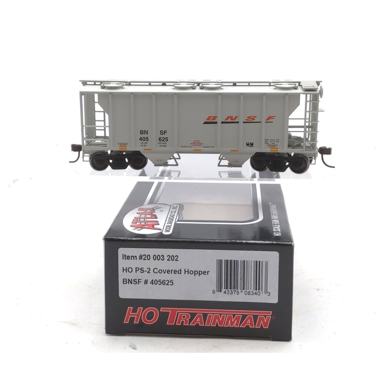 Atlas 20003202 HO Scale Burlington Northern Santa Fe PS-2 Covered Hopper #405625 NIB