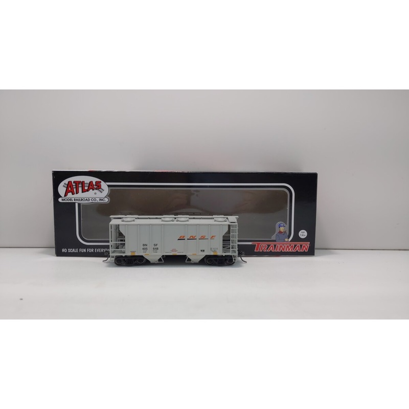 Atlas 20003203 HO Scale Burlington Northern Santa Fe PS-2 Covered Hopper #405648 NIB