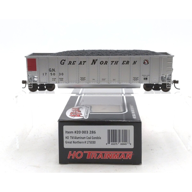 Atlas 20003286 HO Scale Great Northern Aluminum Coal Gondola #175030 NIB