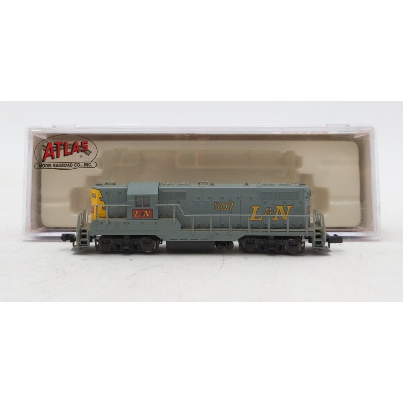 Atlas 48317 N Scale Louisville & Nashville GP-9 Ph. 2 Diesel Locomotive #507 EX/Box