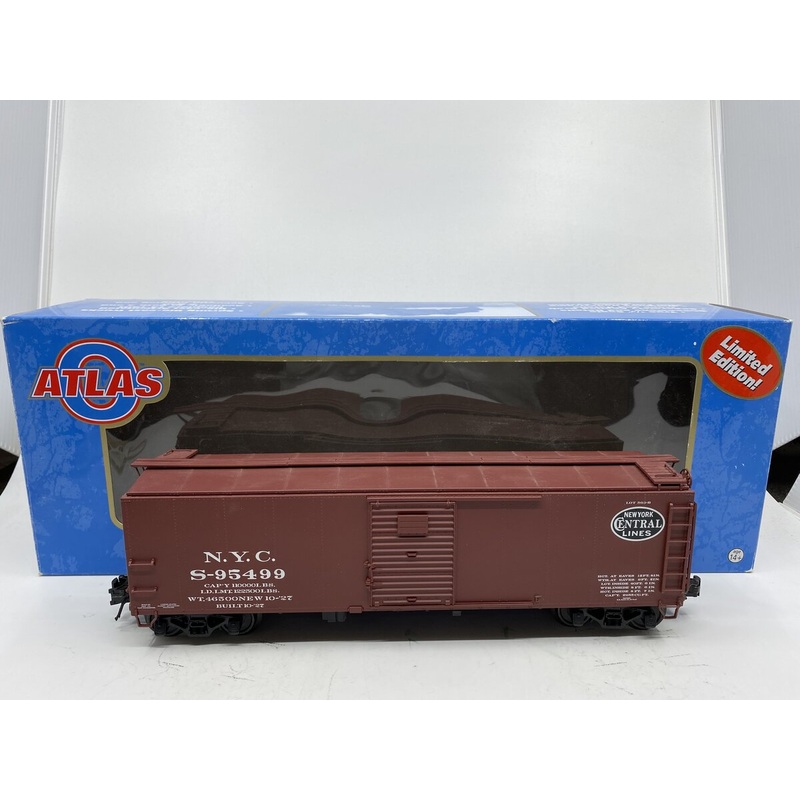 Atlas 8785-2 O Gauge NYC 1923 ARA (X-29) Steel Box Car #95499 (3-Rail) NIB