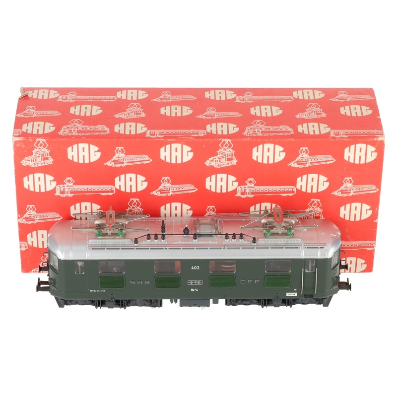 HAG 227 HO Scale SBB-CFF Re 4/4 Electric Locomotive – AC EX/Box