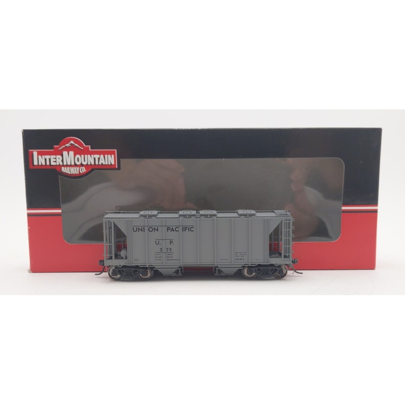InterMountain 48680-02 HO Scale Union Pacific 1958 CuFt Hopper Car #375 EX/Box