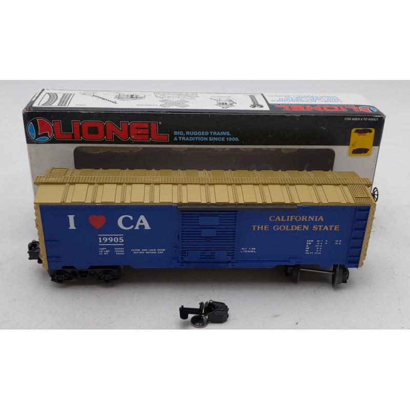 Lionel 6-19905 O Gauge I Love California Boxcar EX/Box