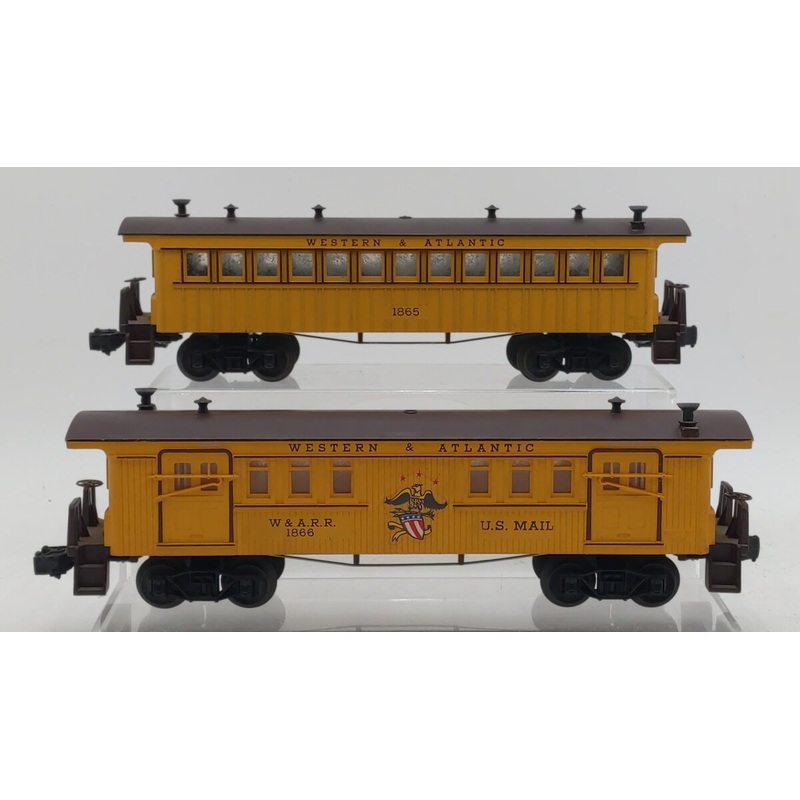 Lionel Vintage O Assorted Western & Atlantic Passenger Cars: 1865, 1866 [2] EX