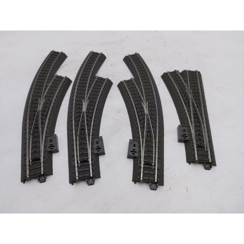 Marklin HO Scale C Track Assorted Switch Turnouts: 24611, 24671, 24672 [4] VG