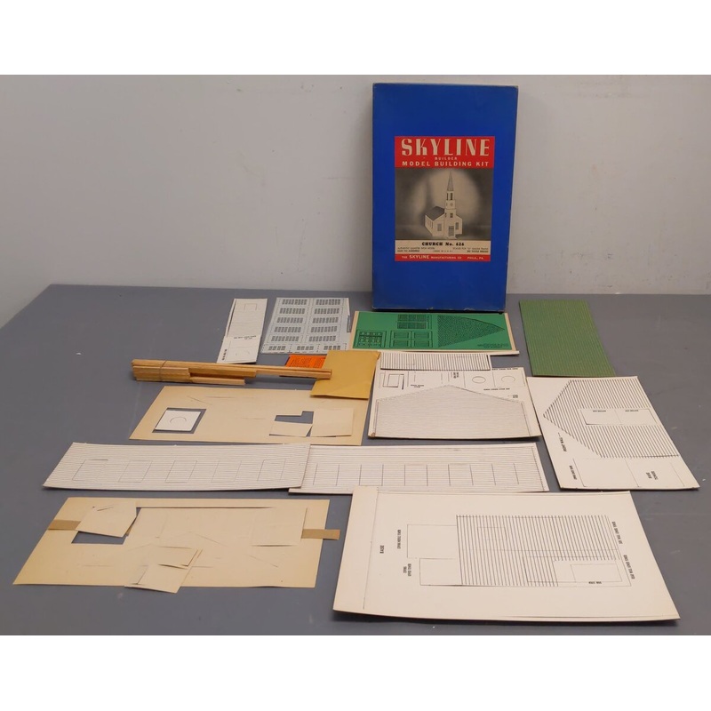 Skyline Models Church Model Building Kit 626 EX/Box