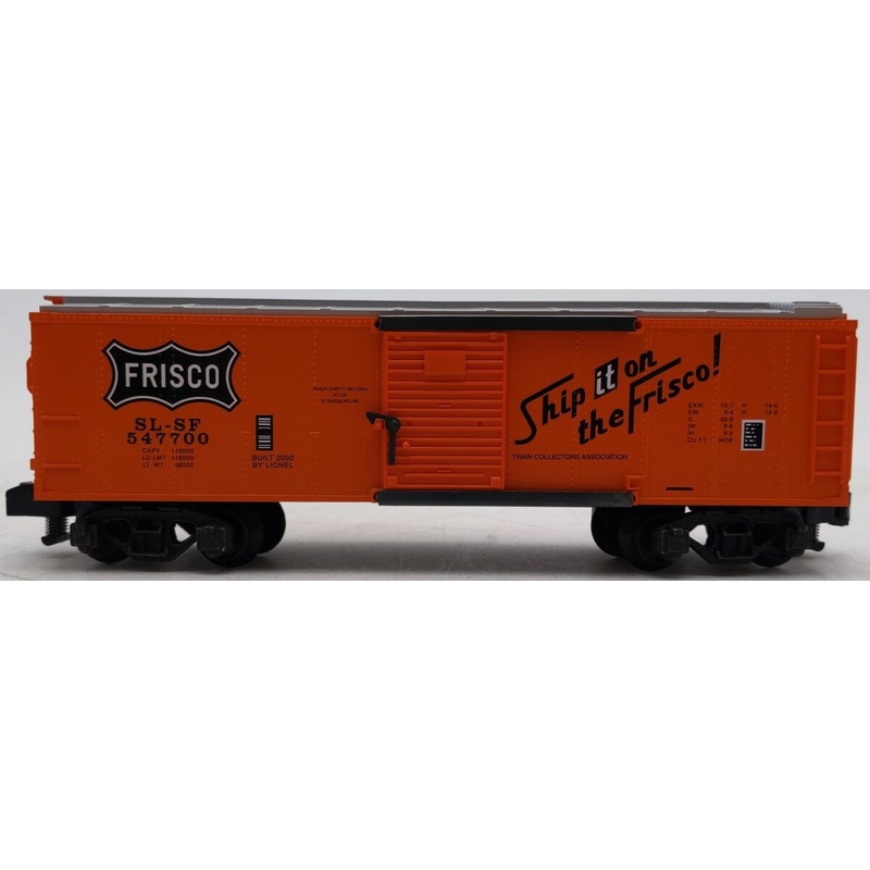 American Flyer 6-48219 S Scale Frisco 2000 TCA Box Car #547700 EX
