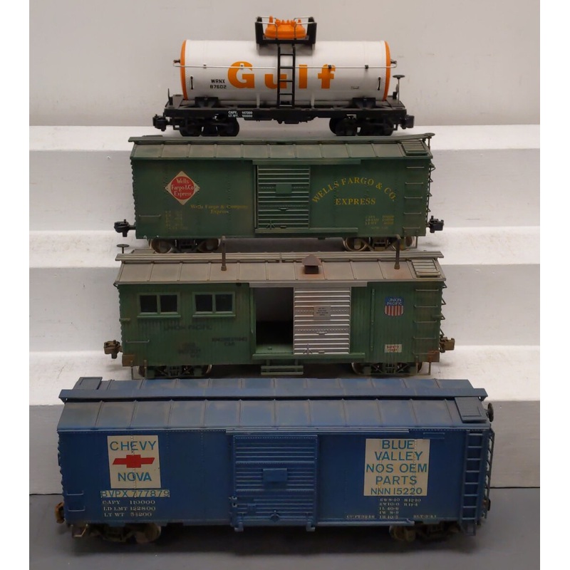 Bachmann & Other Assorted G Scale Freight Cars [4] VG