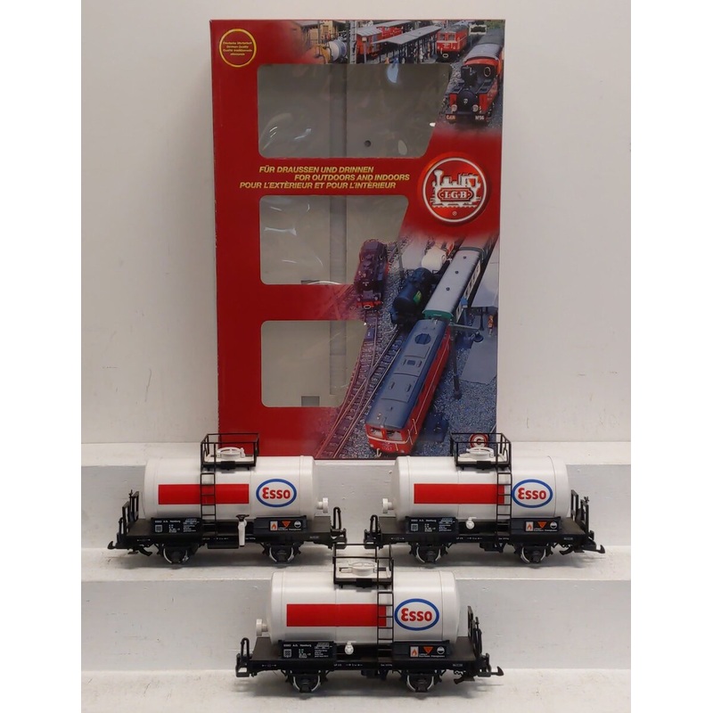LGB 49403 G Scale ESSO Tank Car Set [3] EX/Box
