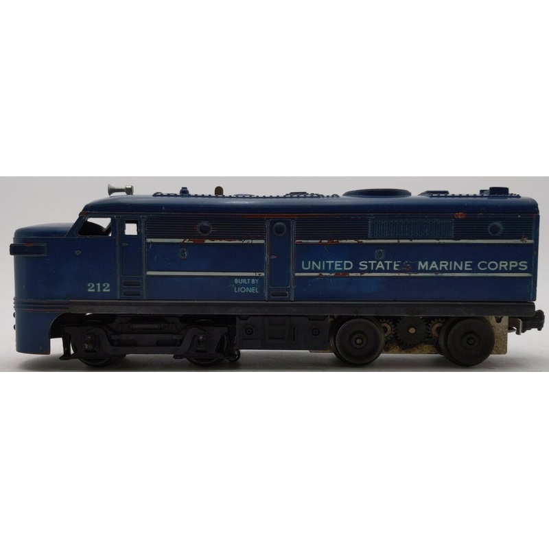 Lionel 212 Vintage O United States Marine Corps Alco Diesel Locomotive
