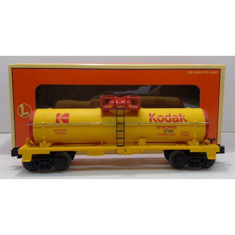 Lionel 6-16188 O Gauge Kodak Single Dome Tank Car #6315 EX/Box