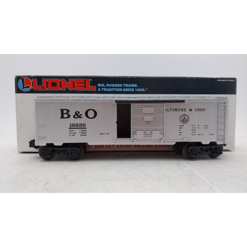 Lionel 6-16639 O Gauge Baltimore & Ohio W/Steam Railroadsounds EX/Box