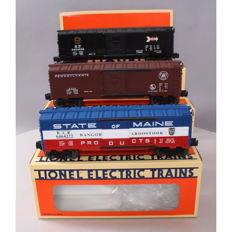 Lionel 6-19272 O Gauge 6464 Boxcars Series #4 Set EX/Box