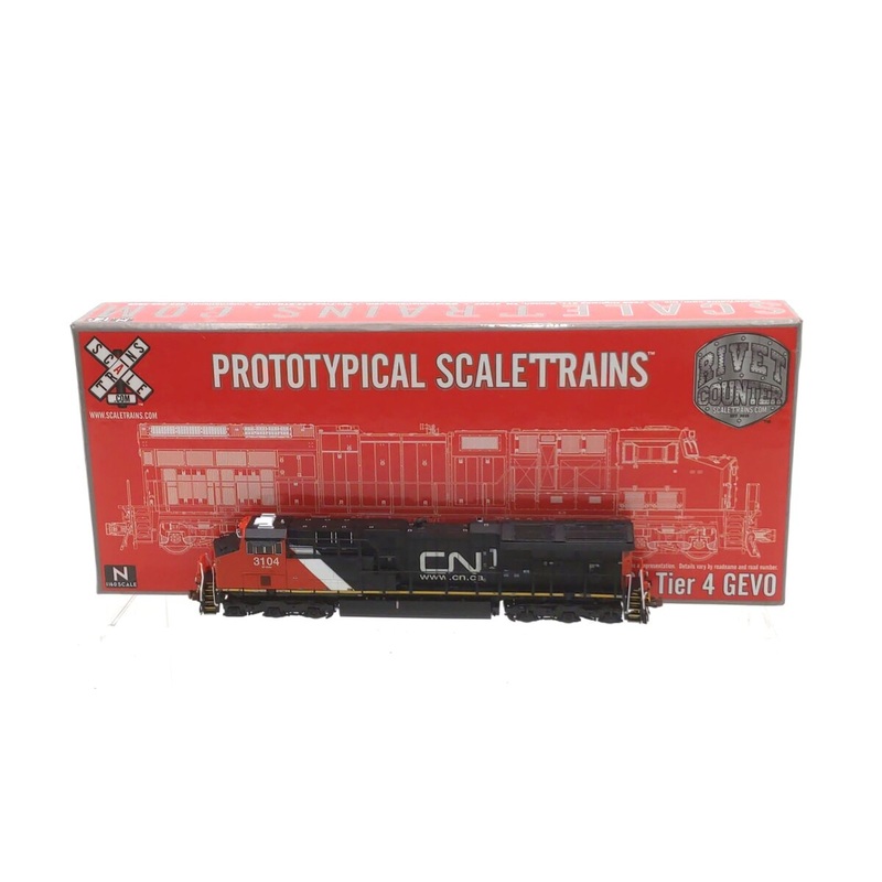 Scale Trains SXT30627 N Scale Canadian National GE Tier 4 GEVO ET44AC Loco #3104 LN/Box