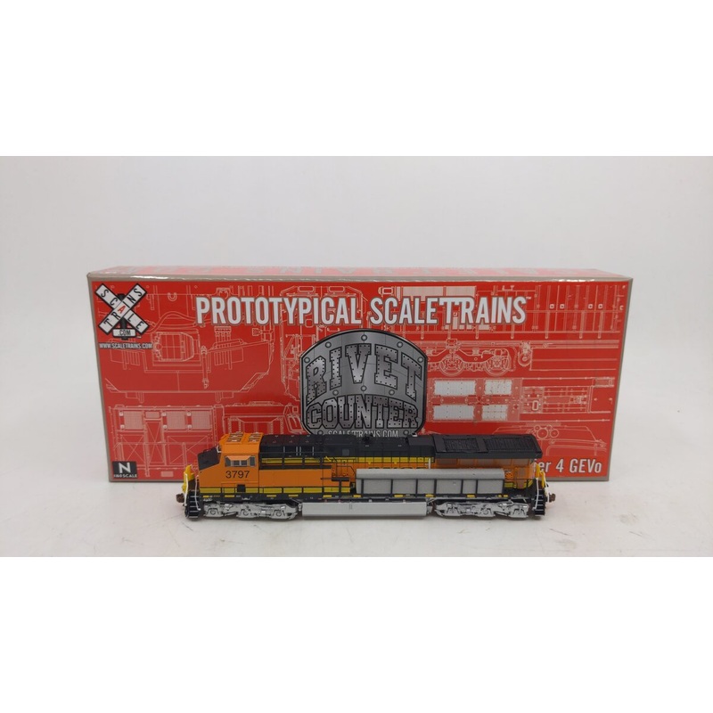 Scale Trains SXT30995 N Scale BNSF GE Tier 4 GEVO Diesel Locomotive #3797 MT/Box