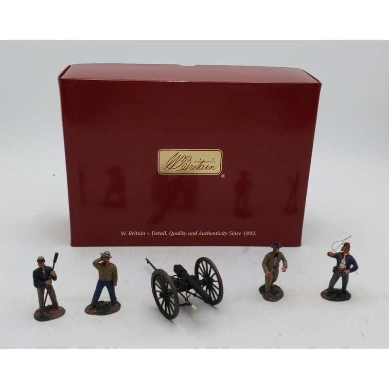 W. Britain 31098 Confederate Artillery Set No. 3 LN/Box