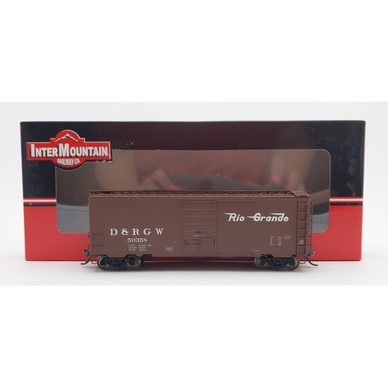 InterMountain 45412-03 HO Scale D&RGW 40′ PS-1 Boxcar #50358 EX/Box