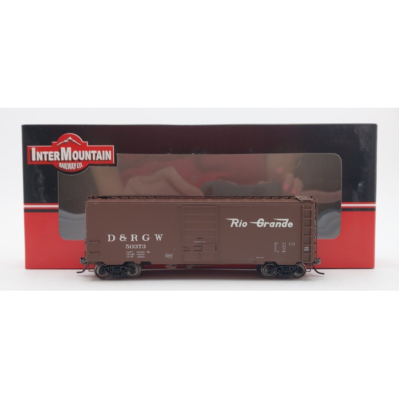InterMountain 45412-04 HO Scale D&RGW 40′ PS-1 Boxcar #50373 EX/Box