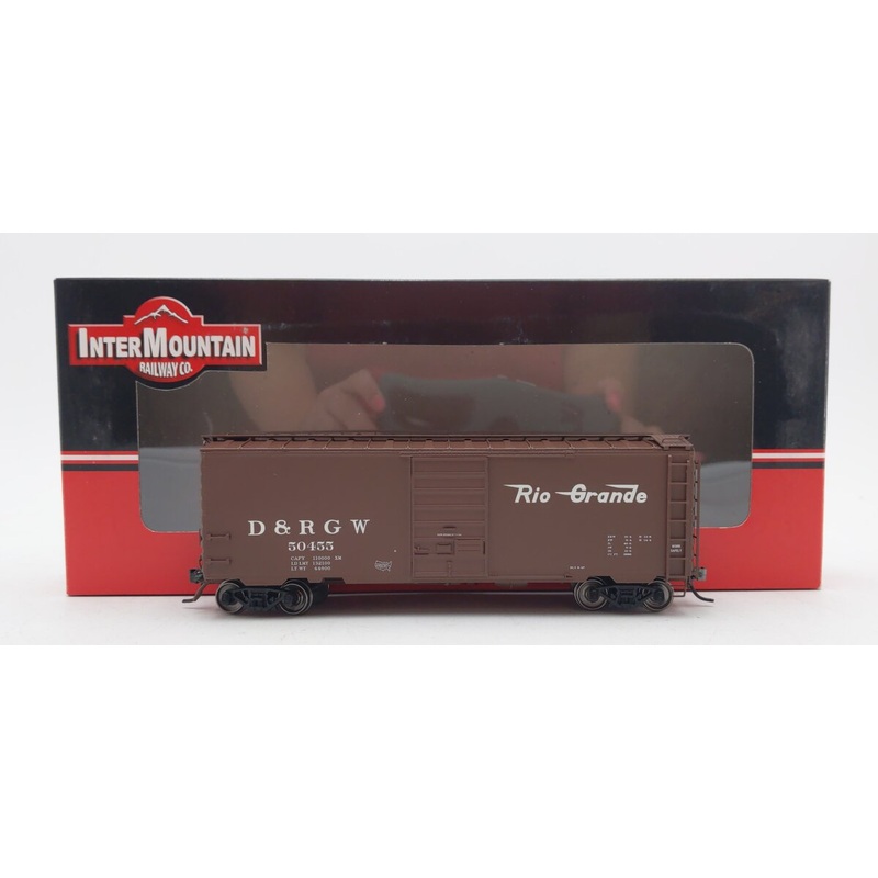 InterMountain 45412-05 HO Scale D&RGW 40′ PS-1 Boxcar #50455 EX/Box