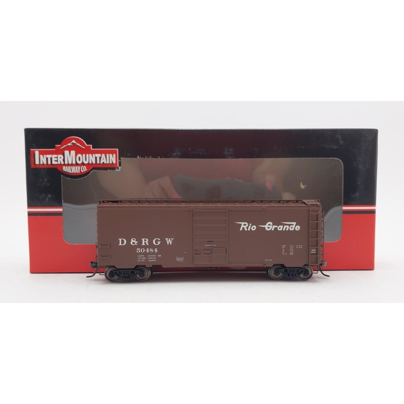 InterMountain 45412-06 HO Scale D&RGW 40′ PS-1 Boxcar #50484 EX/Box