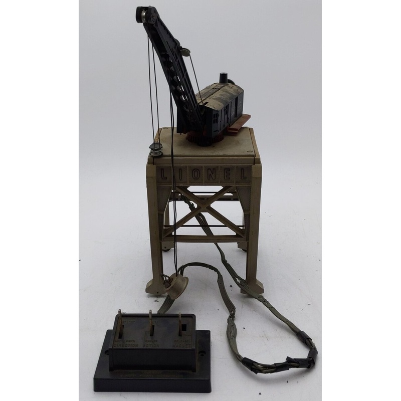 Lionel 282 Vintage O Bucyrus Erie Remote Control Gantry Crane VG