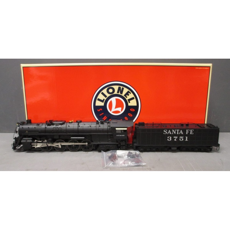 Lionel 6-38055 O Santa Fe 4-8-4 Northern Steam Locomotive & Tender #3751 w TMCC LN/Box