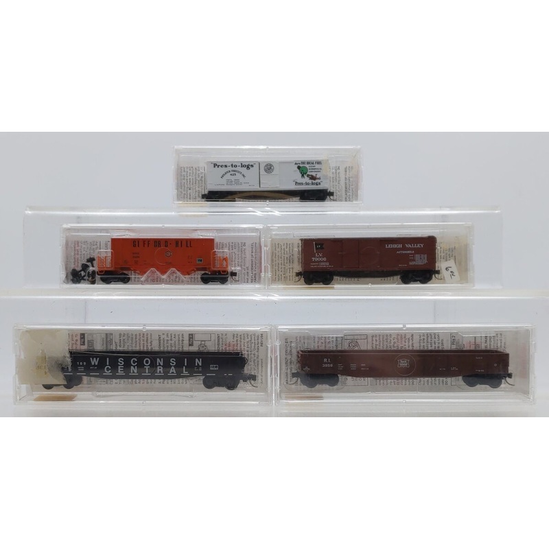 Micro-Trains Assorted N Scale Freight Cars [5] LN/Box