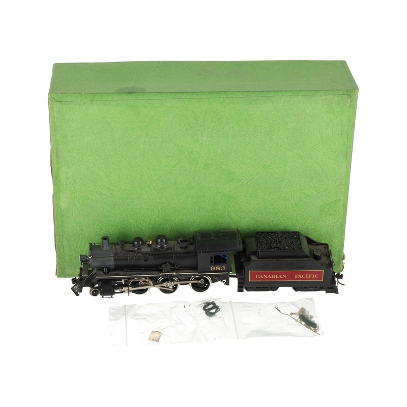 Van Hobbies D-10 HO BRASS CPR D-10 4-6-0 Steam Loco & Tender – Painted EX/Box