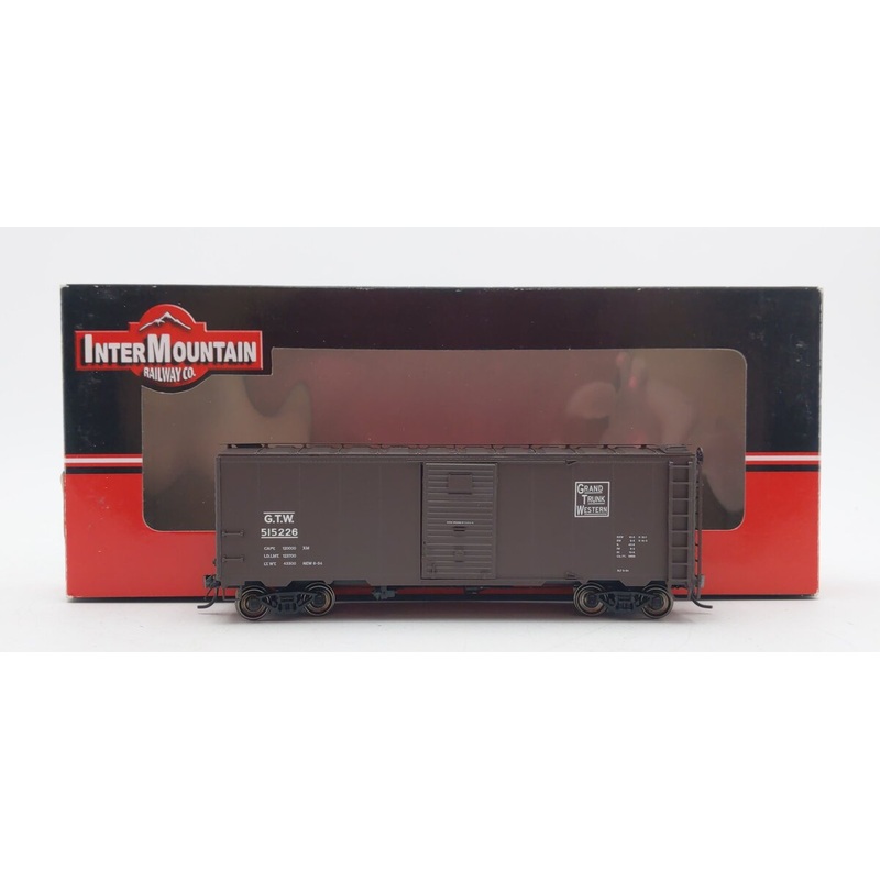 InterMountain 46816-05 HO Scale Grand Trunk Western AAR 40′ Boxcar #515226 EX/Box