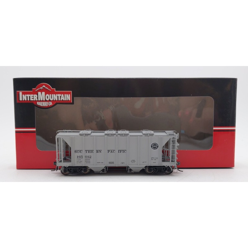 InterMountain 48676-07 HO Scale Southern Pacific 1958 2-Bay Hopper #165012 LN/Box