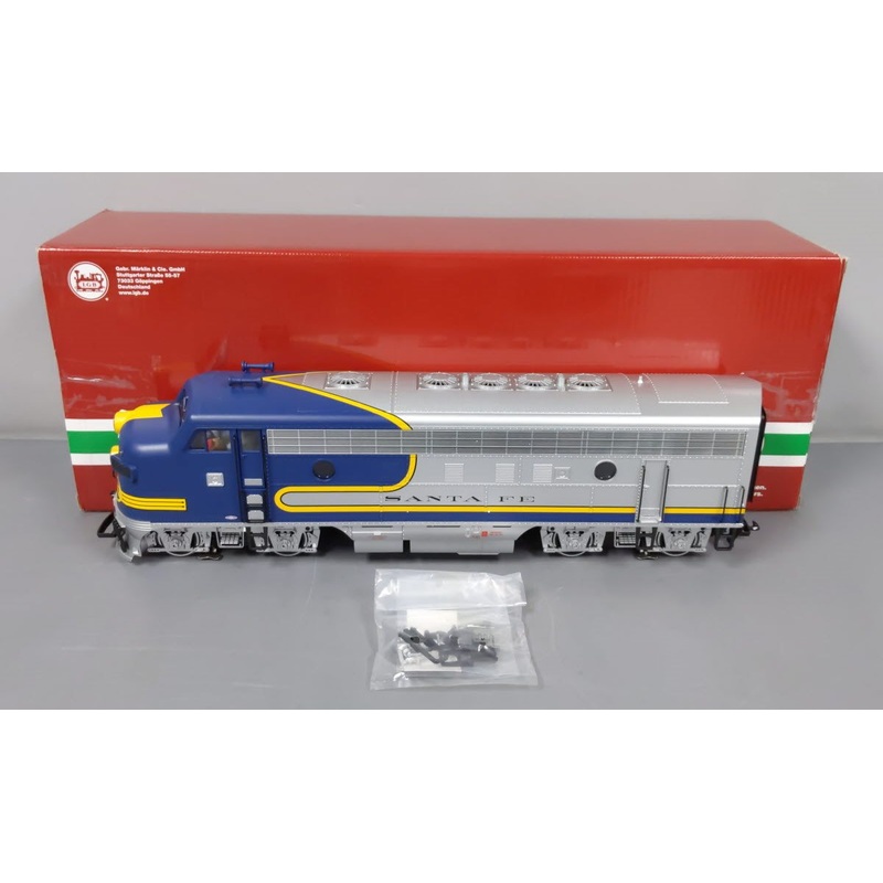 LGB 20577 G ATSF Bluebonnet Powered F7A Unit Diesel Locomotive #333 LN/Box