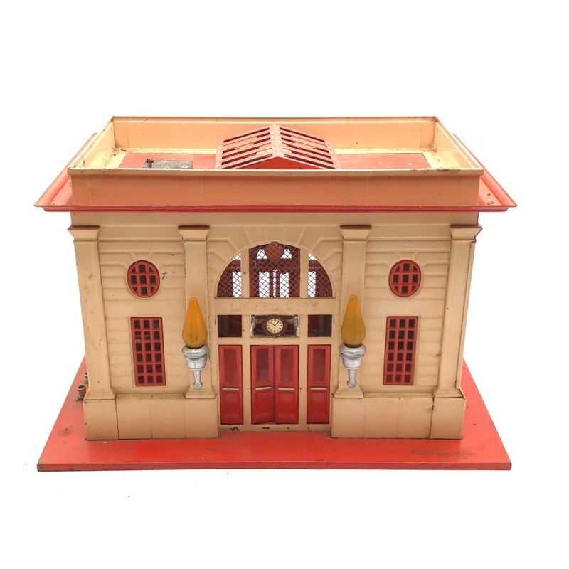 Lionel 115 O Gauge Vintage Lighted Tinplate Passenger Station VG