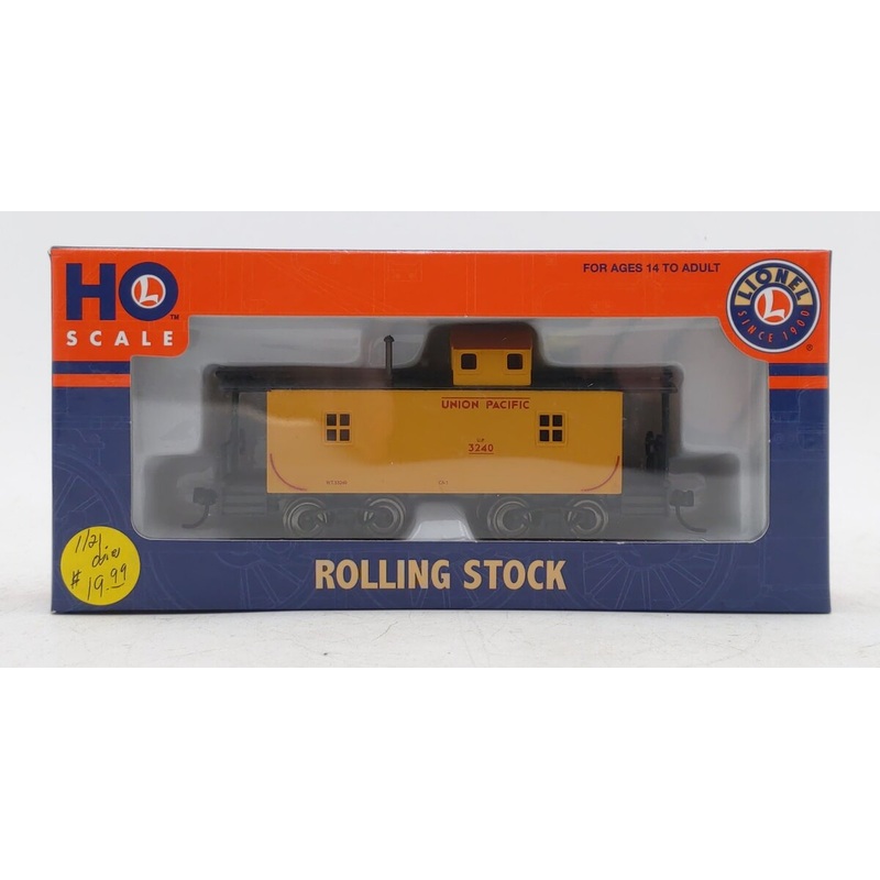 Lionel 1954340 HO Union Pacific Wood Caboose #3240 NIB
