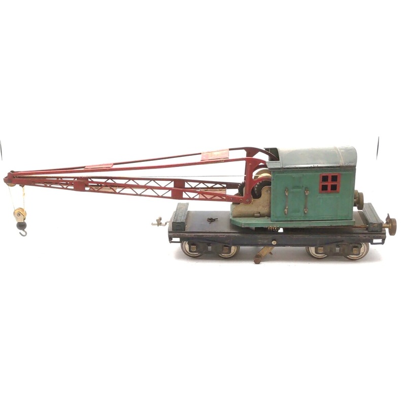 Lionel 219 Vintage Standard Gauge Lionel Lines Operating Crane Car VG