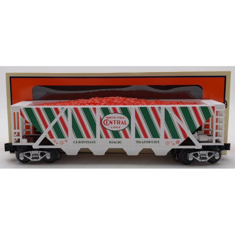Lionel 2228310 O North Pole Central RTR Illuminated Hopper EX/Box