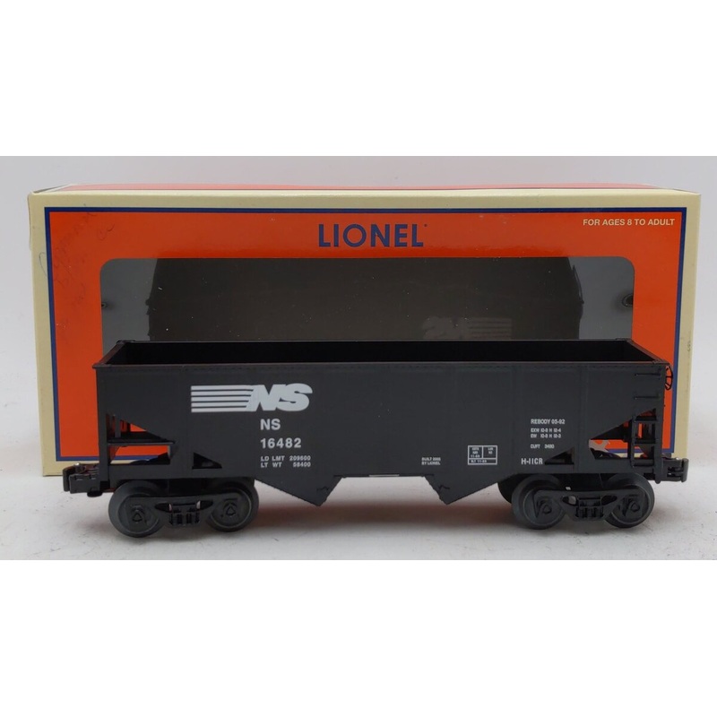 Lionel 6-16482 O Gauge Norfolk Southern 2-Bay Hopper EX/Box