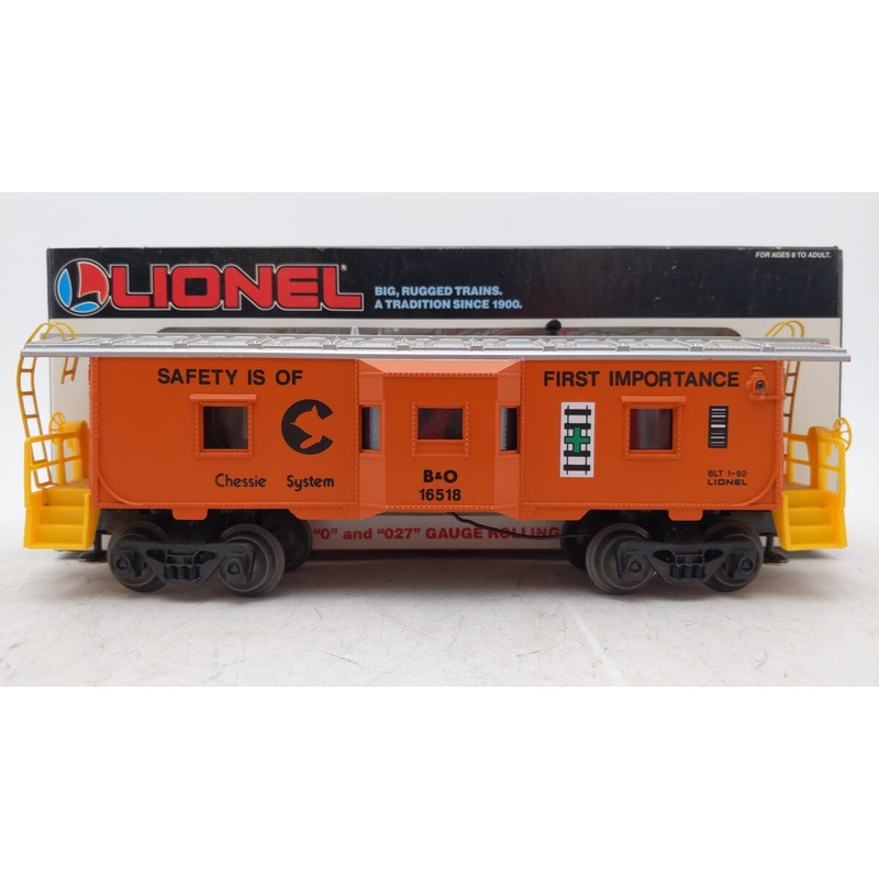 Lionel 6-16518 O Gauge Chessie System Bay Window Caboose w/Illuminated Interior EX/Box