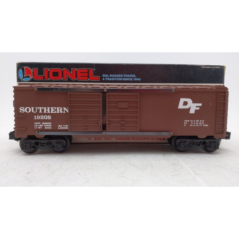 Lionel 6-19208 O Gauge Southern Double Door Boxcar EX/Box