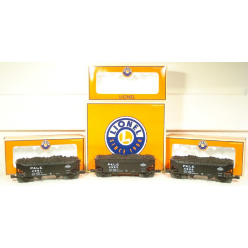 Lionel 6-21873 O Gauge Pittsburg & Lake Erie Offset Hopper Cars (Set of 3) LN/Box